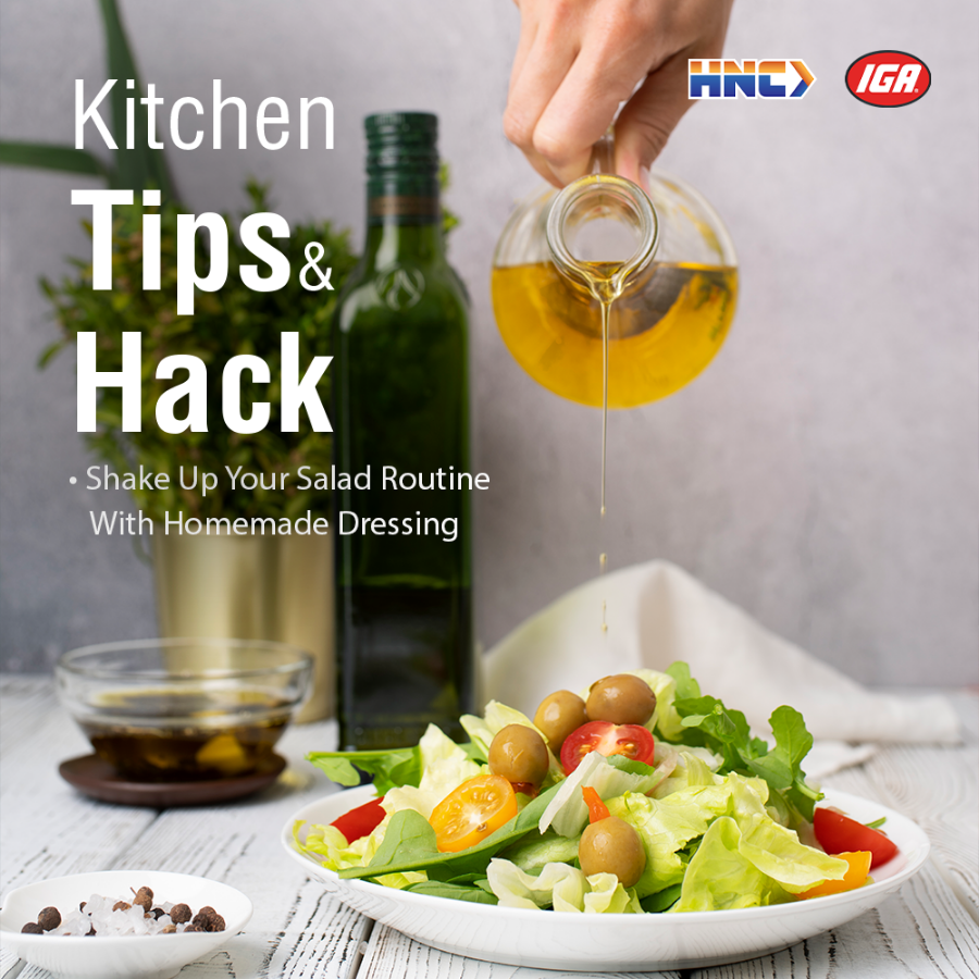 Kitchen Tips and Hacks: Shake Up Your Salad Routine With Homemade Dressing